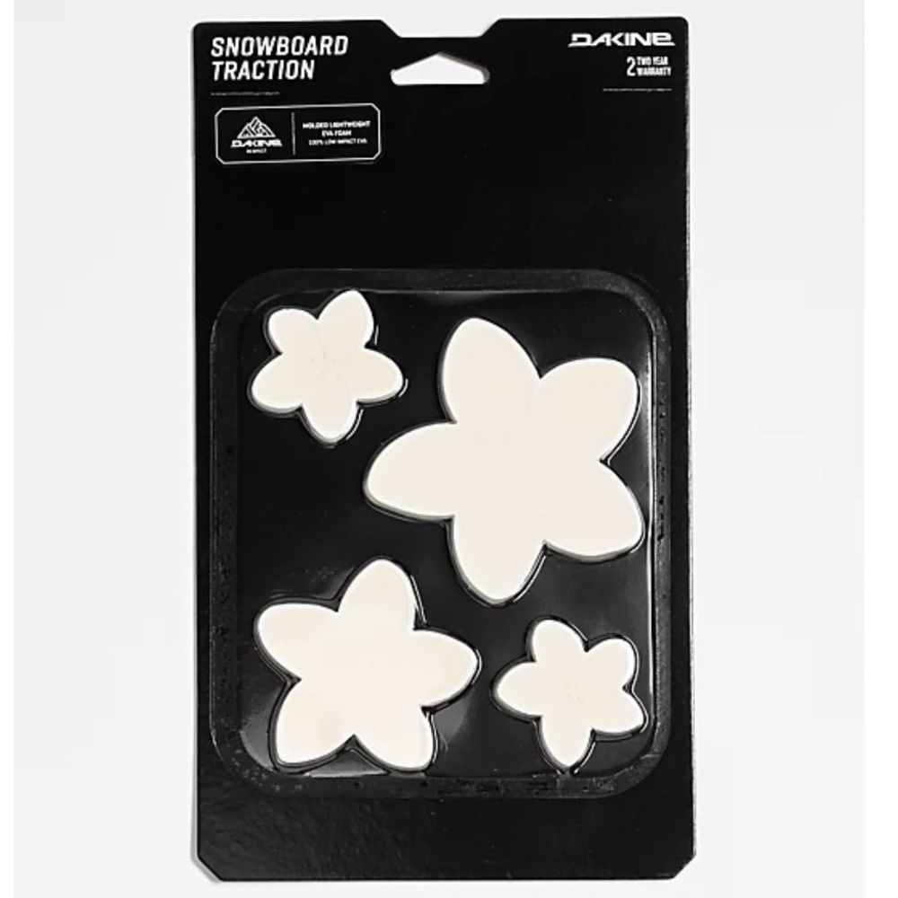 NWT Dakine Snowboard Stomp Pad Flowers Off White
